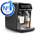 Philips 3300 Series Bean-to-Cup Coffee Machine EP3347/90 – 6 Hot & Iced Drinks, LatteGo Milk Frother, Ultra-Quiet Ceramic Grinder, Fully Automatic Espresso & Cappuccino Maker