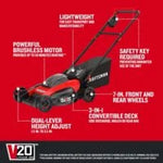 CRAFTSMAN V20 Lawn Mower, Push Mowers.