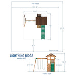 Lightning Ridge Swing Set