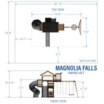 Magnolia Falls Swing Set