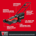 CRAFTSMAN V20 20-Inch Cordless Push Lawn Mower