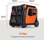 Generac iQ3800 3.800-Watt Dual Fuel Portable Inverter Generators.