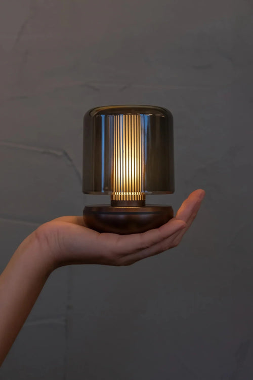 Firefly Tischlampe smoked 11.8x8.6cm bronze