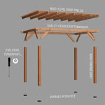 14×10 Delray Pergola