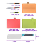 Generic Smart Cutting Board and Knife Set with Drying Holder