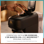 Philips L’OR BARISTA Absolu Capsule Coffee Machine – 19 Bar System, Dual Capsule Recognition, Enjoy Over Ice, Intensity Boost, XXL Capsules Compatible, Satin White (LM9512/00)