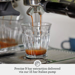 Sage - The Barista Express - Bean to Cup Coffee Machine with Grinder - Manual Tamping, Manual Milk Frother, PID Temp Control - Brushed Stainless Steel