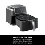 Ninja Air Fryer PRO 4.7L AF140UK - Black 4-in-1 Air Fryer