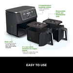 Ninja Foodi Max Dual Zone Air Fryer 9.5L Black AF400UK