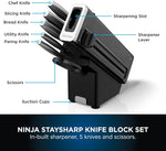 Ninja StaySharp Stainless 6-Piece Knife Set & Wood Block