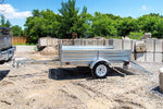 DK2 5-ft x 7-ft Steel Utility Trailer with Ramp Gate ( 1639-lb Capacity ) 2491713