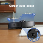 Ultenic 3-in-1 Robot Vacuum and Mop - Black 8000Pa LiDAR