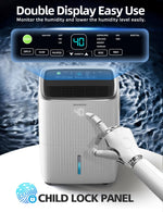 Dehumifer 30L/Day Dehumidifier - White 4L Tank D25-30L