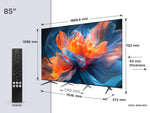 TCL 85T8C-UK 85" 4K QLED 144Hz Gaming Google TV