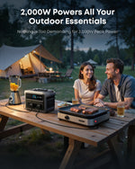 Anker SOLIX C1000 Gen 2 Portable Power Station with IP54 Carry Bag, 2000W (Peak 3000W) Solar Generator, 1024Wh LiFePO4, Fast Charge 100% in 49 Min, 10ms UPS, for Home Backup, Camping & Emergency