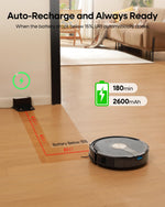 Uninell UR1 Robot Vacuum and Mop - 5000Pa Black