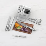NINJA StaySharp white Knife block with Sharpener