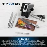 Ninja StaySharp Stainless 6-Piece Knife Set & Wood Block