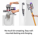 Dyson V8 Absolute Cordless Vacuum Cleaner, 115 AW, up to 40 min runtime, De-tangling Motorbar, removes Pet hair, Fluffy cleaner head, cordless handheld