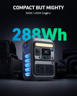 Anker SOLIX C300 Portable Power Station 288Wh 300W