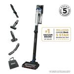 Shark Stratos Cordless Pet Pro Stick Vacuum Cleaner with Anti Hair Wrap Plus, Clean Sense IQ, DuoClean, 60min Run-Time, Removable Battery, 4 Tools, Anti-Allergen, White/Navy IZ402UKTSB