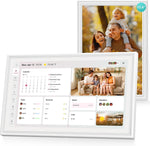 Airzeen 15.6" Digital Wall Calendar & Smart Chore Chart - White