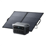 Anker SOLIX C2000 Gen 2 Portable Power Station with 200W Solar Panel, 2400W (Peak 4000W) Solar Generator, 2048Wh LiFePO4 Battery, Fast Charge 100% in 58 Min, Home Backup, Camping, RVing & Emergency