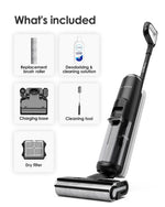 Tineco Floor ONE S6 Cordless Wet Dry Vacuum Floor Cleaner Washer Mop All-in-One for Hard Floors, LED Display, Long Runtime, Dual-Sided Edge Cleaning, Self-Cleaning