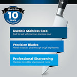 Ninja Foodi StaySharp 5-Piece Knife Set, Block & Sharpener