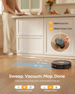 Uninell UR1 Robot Vacuum and Mop - 5000Pa Black