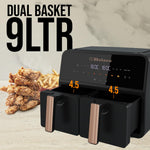 Belaco 9L Dual Zone Air Fryer - Black BEL-AF-03