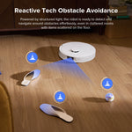 Roborock Qrevo S Robot Vacuum and Mop - White (QV 35S)