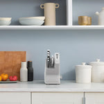 NINJA StaySharp white Knife block with Sharpener