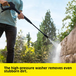 Kärcher high-pressure washer K 5 WCM Flex eco!Booster, pressure: max. 145 bar, flow rate: 500 l/h, coverage: 40 m²/h, weight: 12.5 kg, flexible high-pressure hose, eco!Booster