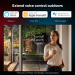 Philips Hue Nyro Smart Outdoor Pedestal Light - Black