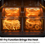 Chefman 5.6L Dual Air Fryer Oven - Black