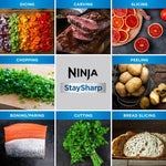 Ninja StaySharp Stainless 6-Piece Knife Set & Wood Block