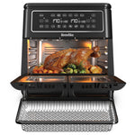 Breville Halo Flexi Dual Air Fryer Oven 11L 2400W Black