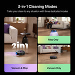 Vexilar Robot Vacuum and Mop with Multi-Cyclone Bagless Self Emptying Docking Station, 10000Pa Suction, LiDAR Navigation, 5 Maps, 180Min Runtime, Robotic Vacuum for Pet Hair, Carpet and Hard Floor
