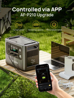 Aferiy P210 Portable Power Station 2400W 2048Wh Black Grey