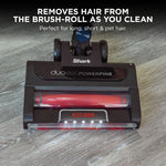 Shark Stratos Cordless Pet Pro Stick Vacuum Cleaner with Anti Hair Wrap Plus, Clean Sense IQ, DuoClean, 60min Run-Time, Removable Battery, 4 Tools, Anti-Allergen, White/Navy IZ402UKTSB