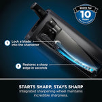 Ninja Foodi StaySharp 5-Piece Knife Set, Block & Sharpener