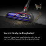 Dyson V8 Absolute Cordless Vacuum Cleaner, 115 AW, up to 40 min runtime, De-tangling Motorbar, removes Pet hair, Fluffy cleaner head, cordless handheld