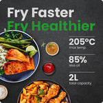 Chefman 2L Mini Air Fryer - Black RJ38-2D-BLACK-UK