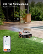 Segway Navimow i205 AWD Robotic Lawn Mower without Boundary, w/Garage S, All-Wheel-Drive for 45% Slopes, EFLS NRTK + Vision, Auto Mapping, Rec. 500 m², No RTK Antenna Required (Ship Separately)