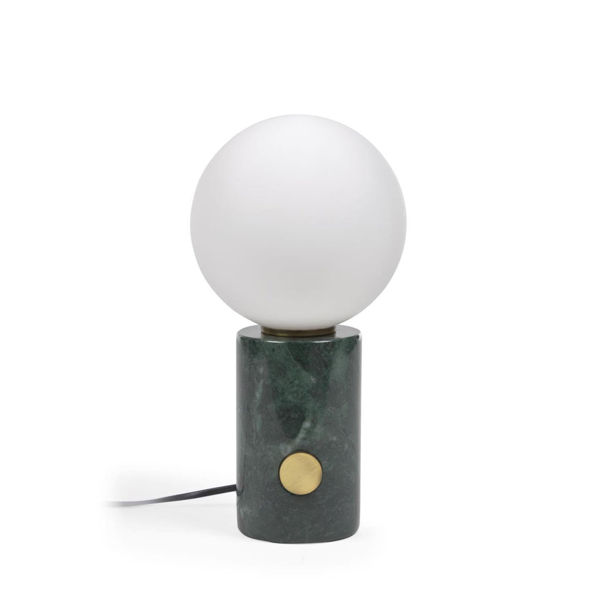 Lonela Tischlampe aus Marmor mit grünem Finish