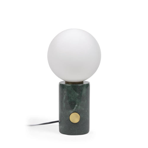 Lonela Tischlampe aus Marmor mit grünem Finish