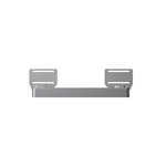 Anker SOLIX E10 Wall Bracket | Wall-Mount Installation for Flood Protection | Holds 1 Power Module + 5 Battery Modules | Secure Mounting Hardware Included