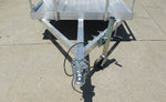 5′ x 10′ Aluminum Utility Trailer with Gate and Mag Wheels – 3500 lb Axle