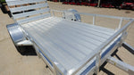 5′ x 10′ Aluminum Utility Trailer with Gate and Mag Wheels – 3500 lb Axle